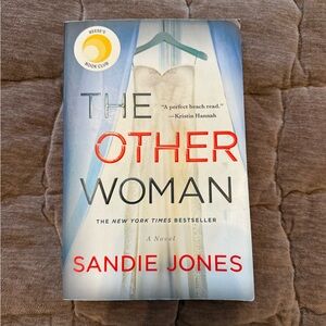 The Other Woman by Sandie Jones - White Cover with Blue Accents